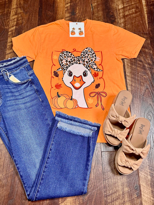 Comfort Colors Coquette Fall Goose T-Shirt