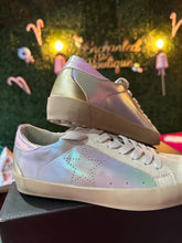 Load image into Gallery viewer, “Mia” Holographic star sneakers
