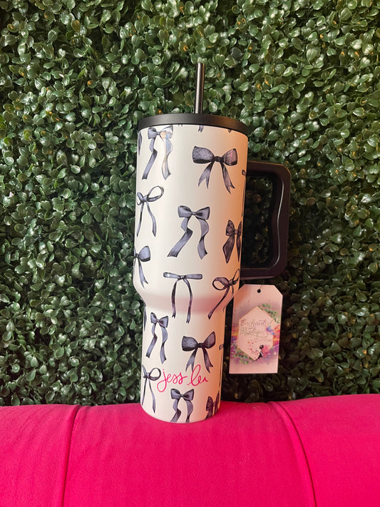 Midnight Bow Tumbler