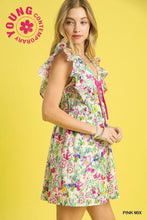Load image into Gallery viewer, Flutter Sleeve Floral Babydoll Dress
