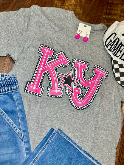 Checkered KY T-Shirt