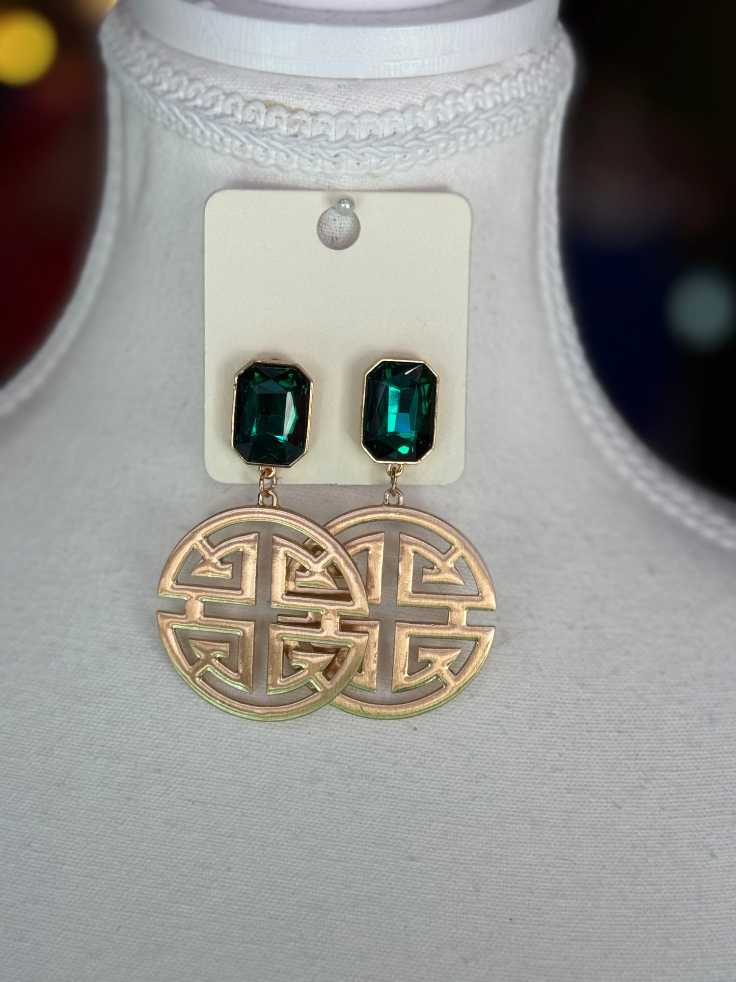 Gold Longevity Earrings