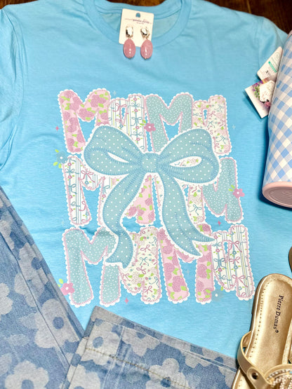 Coquette Floral MAMA T-Shirt