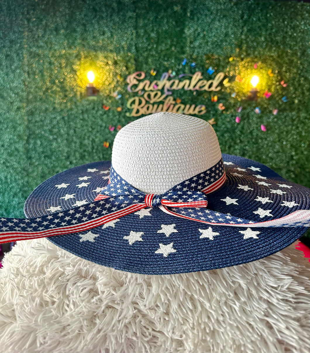 Patriotic Straw Hat