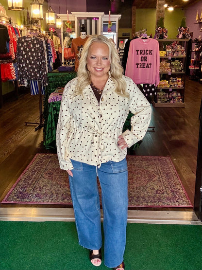 Polka Dot Poise Jacket