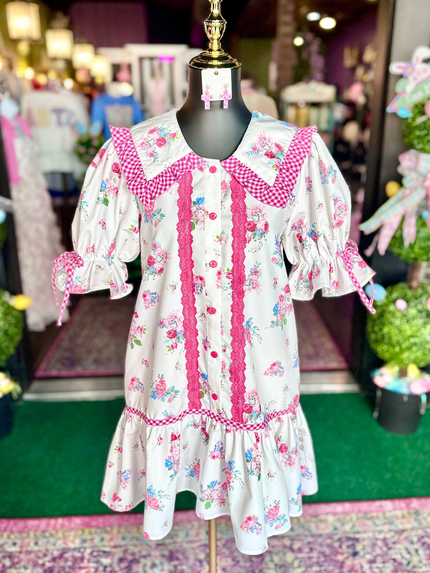 Sweet Spring Picnic Mini Dress