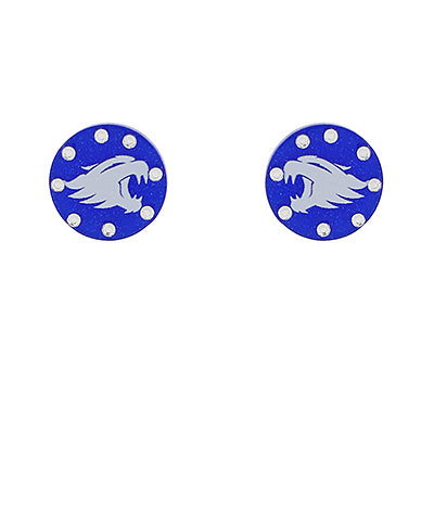 Embellished Wildcat Disc Studs