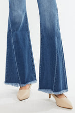 Load image into Gallery viewer, Kancan Dark Wash Mid Rise Flare Jeans
