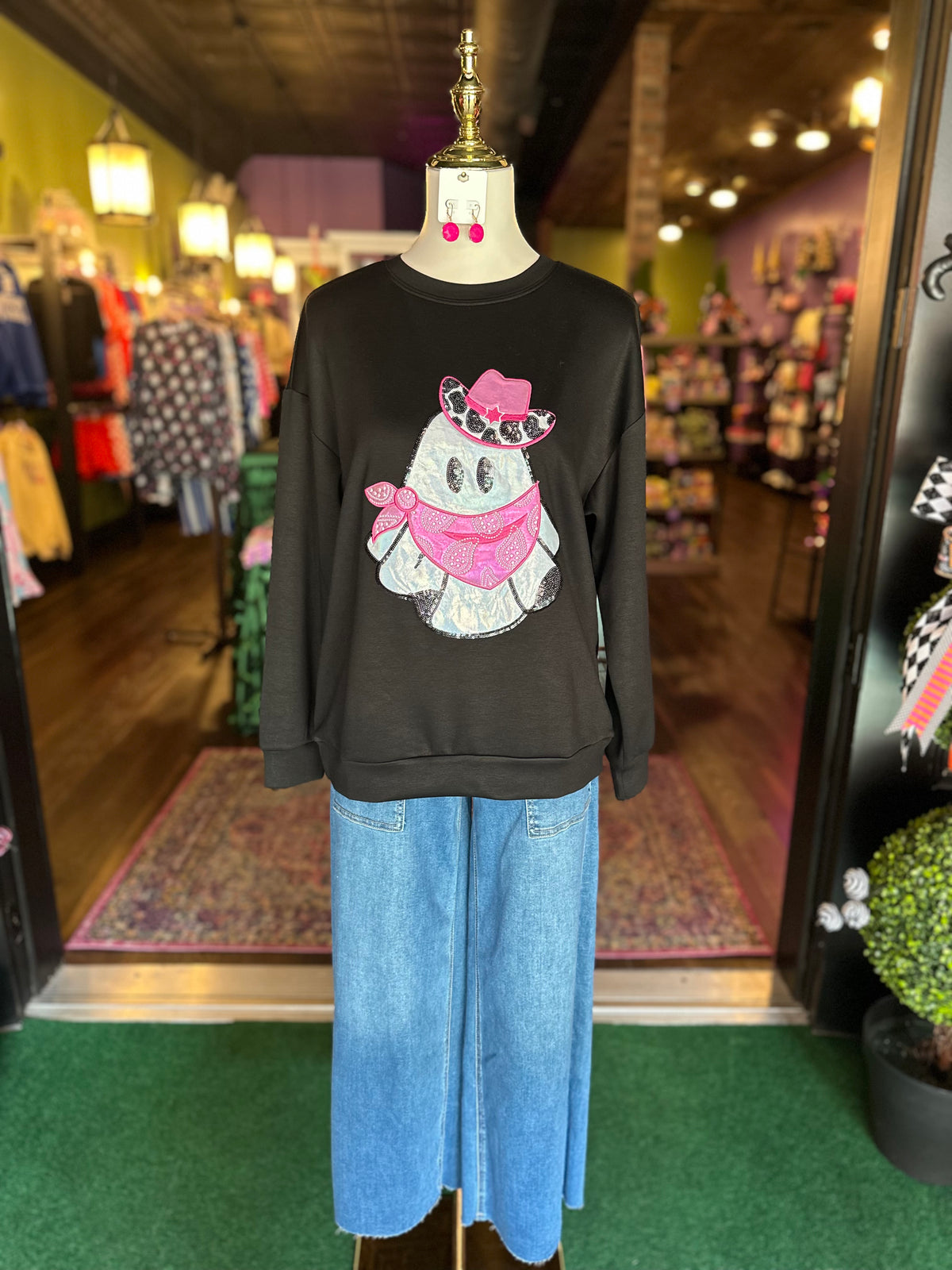 Yee Haw Gigi The Ghost Pullover