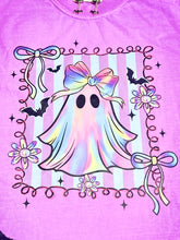 Load image into Gallery viewer, Comfort Colors Coquette Faux Iridescent Ghost T-Shirt
