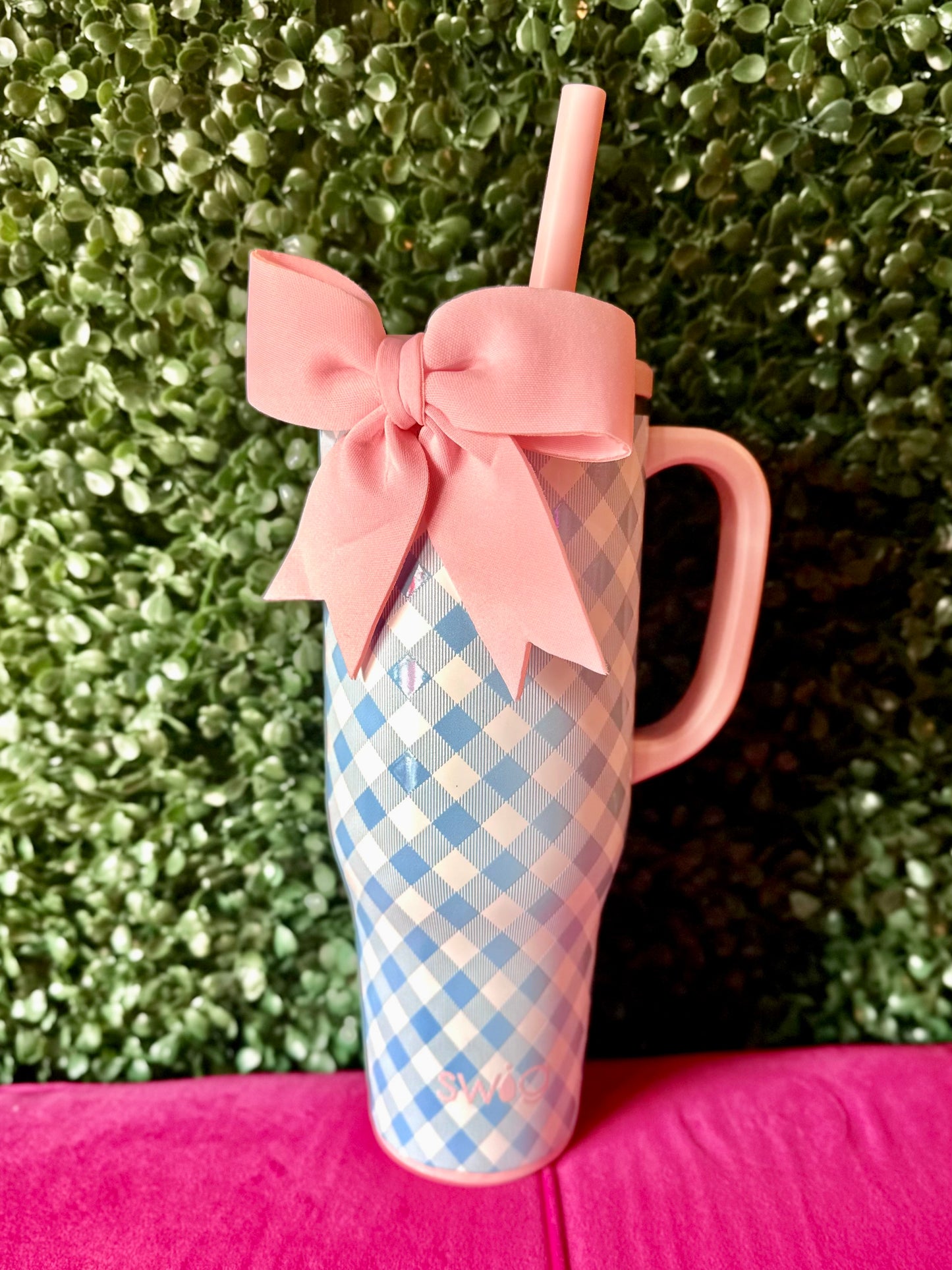 SWIG Gingham 40oz Mega Mug