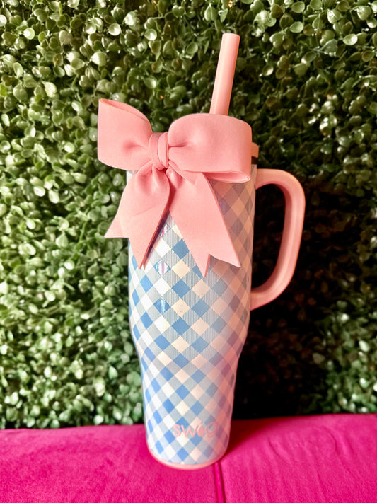 SWIG Gingham 40oz Mega Mug