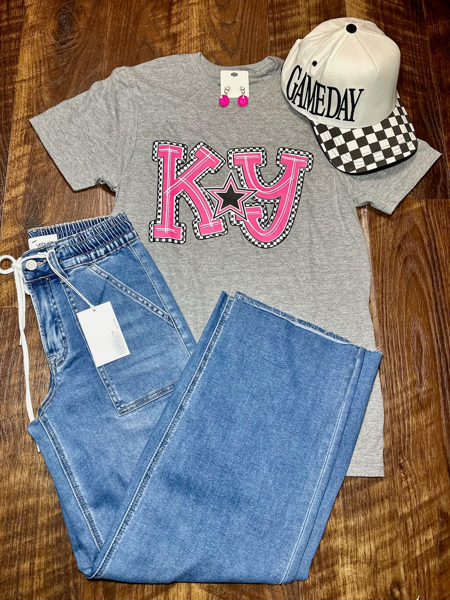 Checkered KY T-Shirt