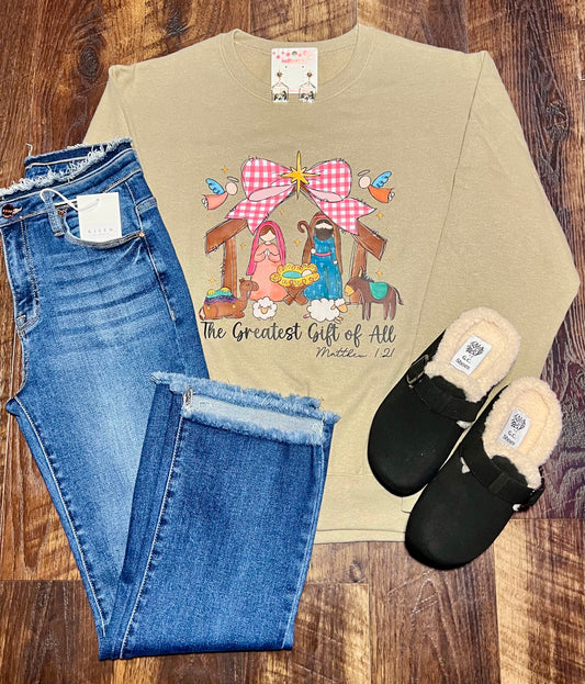 The Greatest Gift Of All Christmas Sweatshirt
