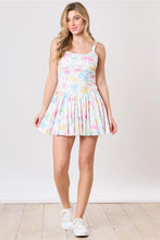 Load image into Gallery viewer, White Ribbon Print Sporty Romper
