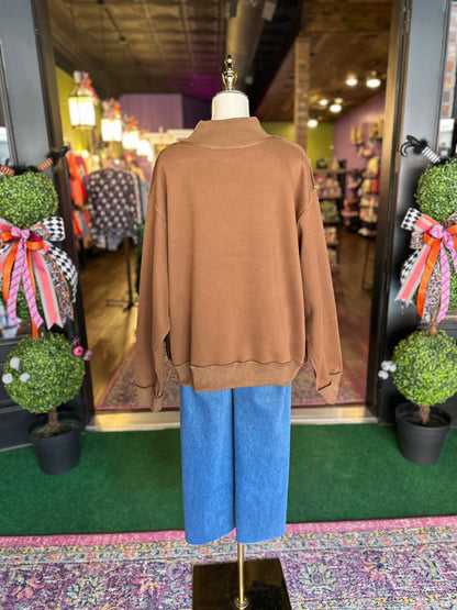 Worship Mock Neck Sweatshirt