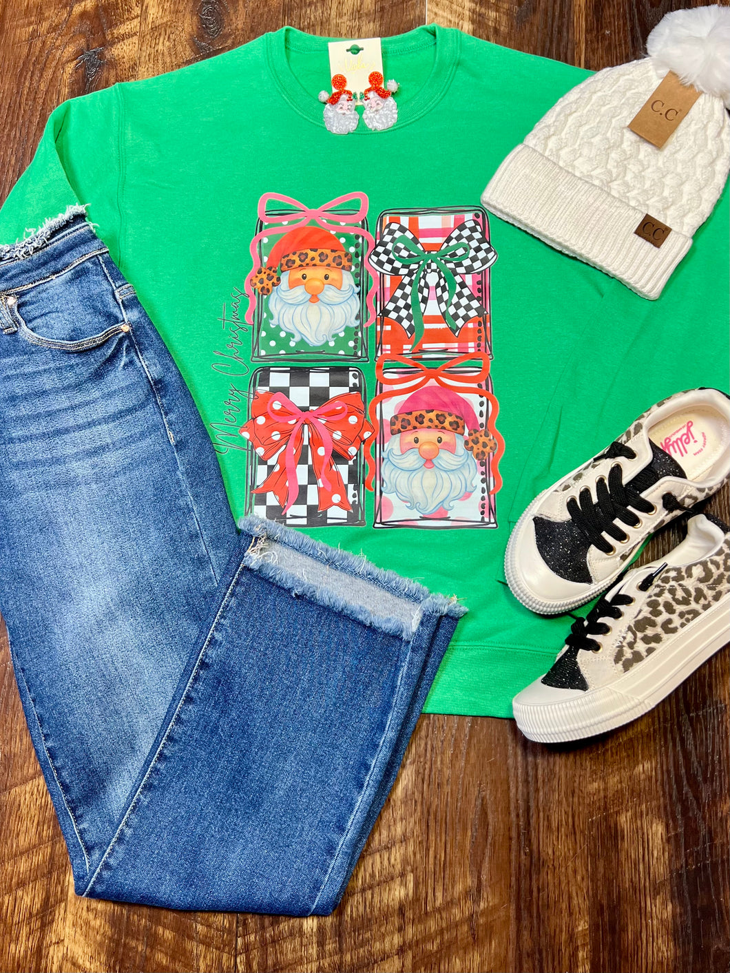 Coquette Merry Christmas Sweatshirt