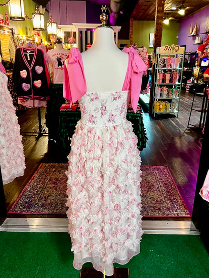 Pink Petal Promise Midi Dress