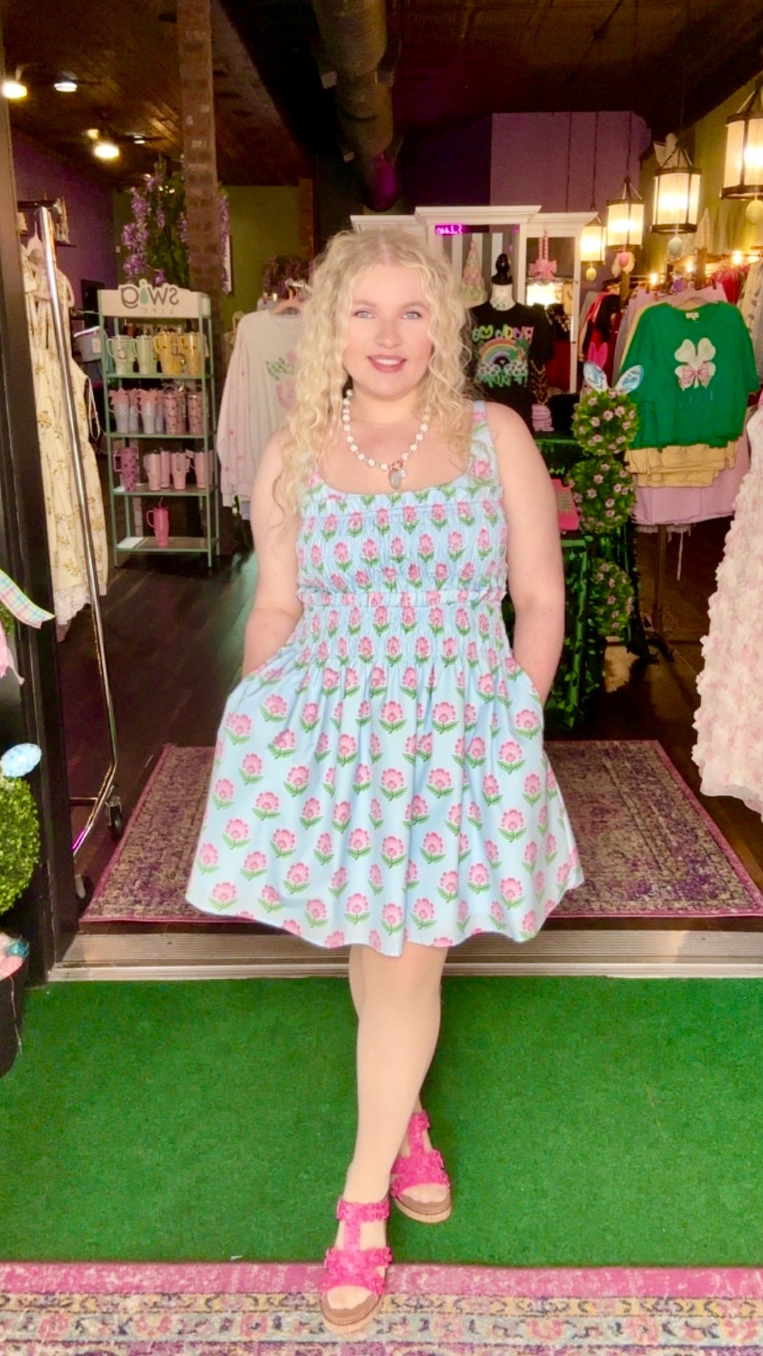 Petals & Promises Mini Dress