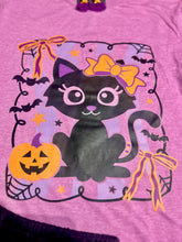 Load image into Gallery viewer, Coquette Halloween Black Cat T-Shirt
