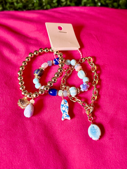 Sea-Life Bracelet Set