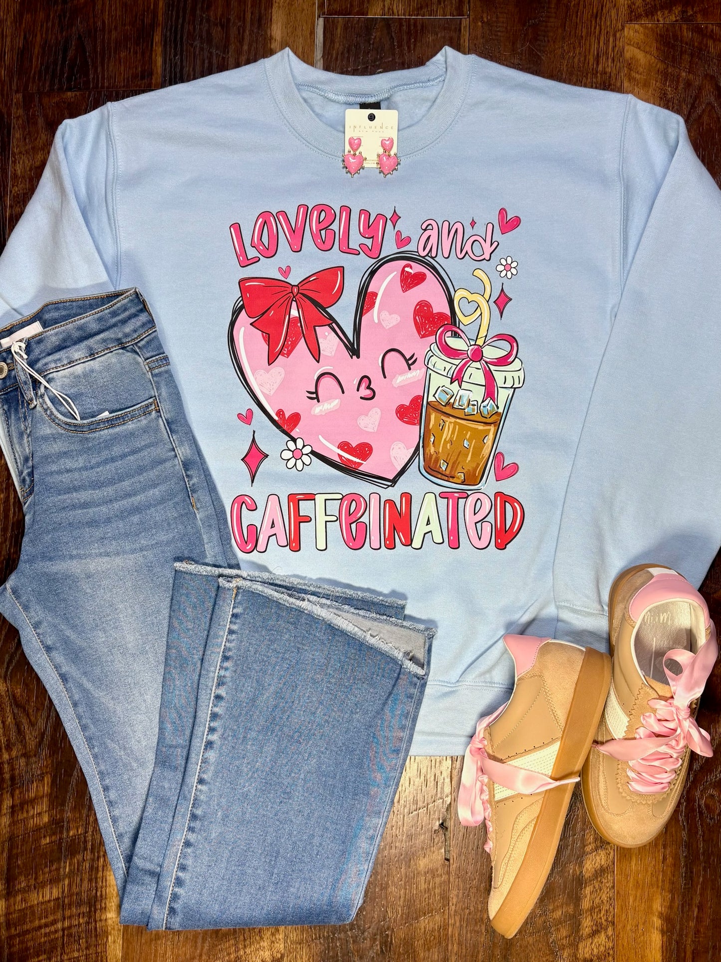 Lovely and Caffeinated Sweatshirt