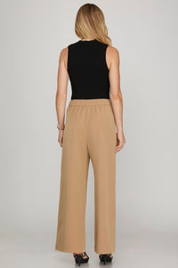 Taupe Woven Pants