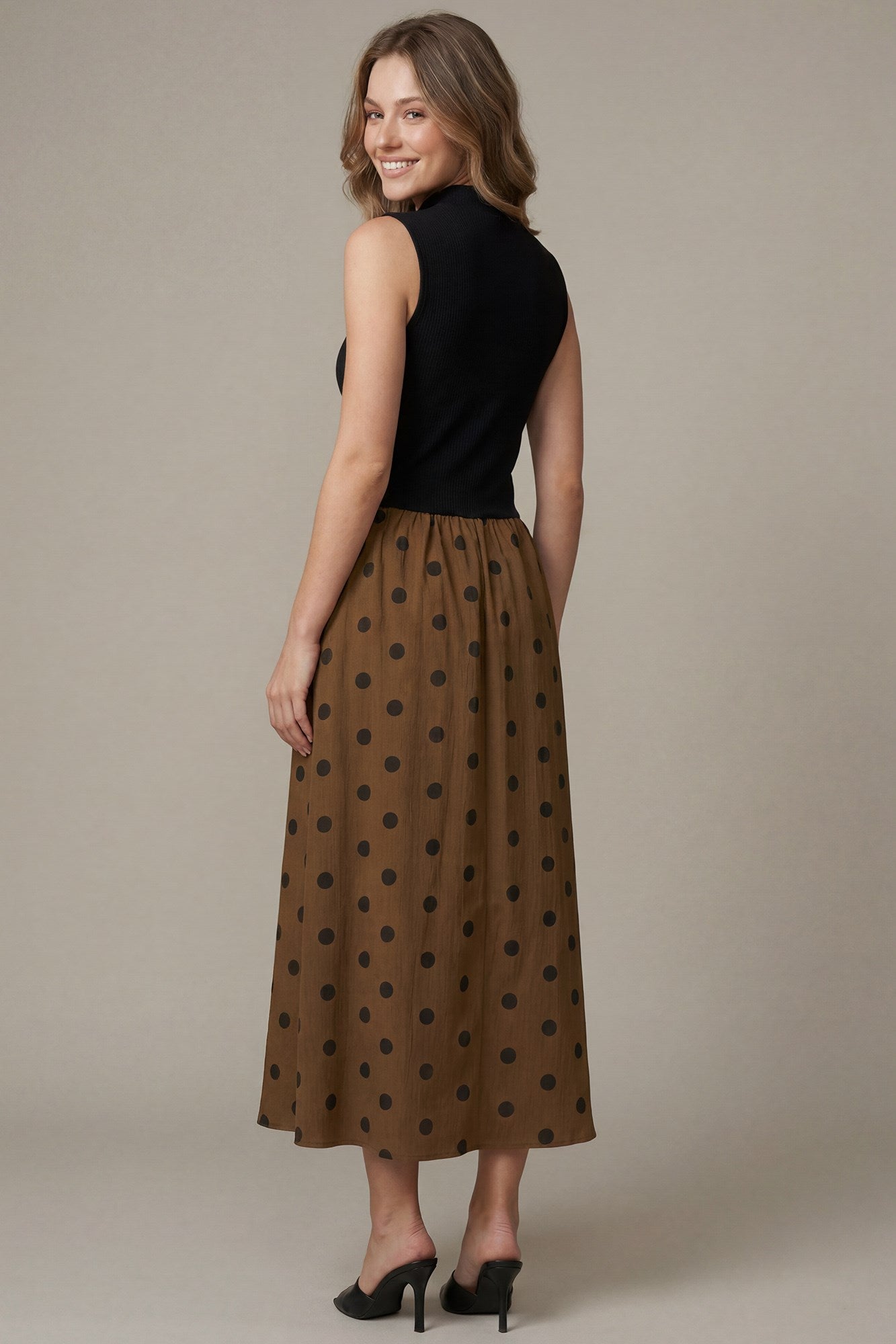 Mocha Moments Midi Dress