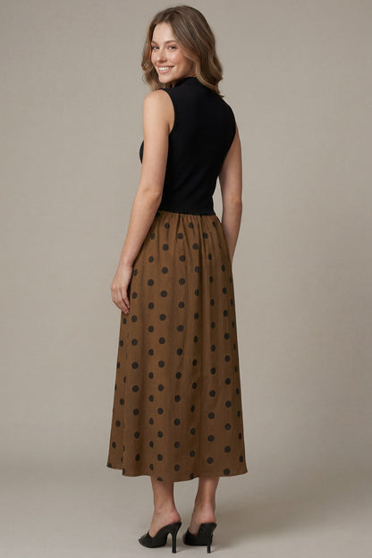 Mocha Moments Midi Dress