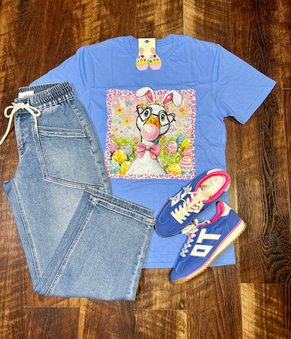 Coquette Easter Bunny Goose T-Shirt