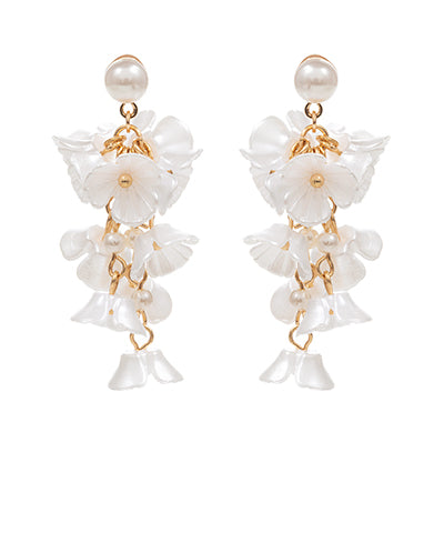 Acrylic Flower Dangle Earrings