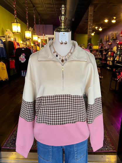 Autumn Picnic Half-Zip Pullover