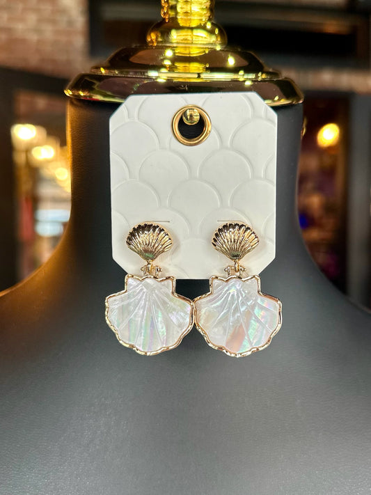 MOP Seashell Earrings