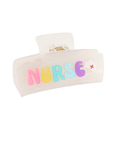 NURSE Hair Claw Clip