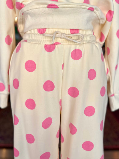 Blush Dot Darlin’ Lounge Set