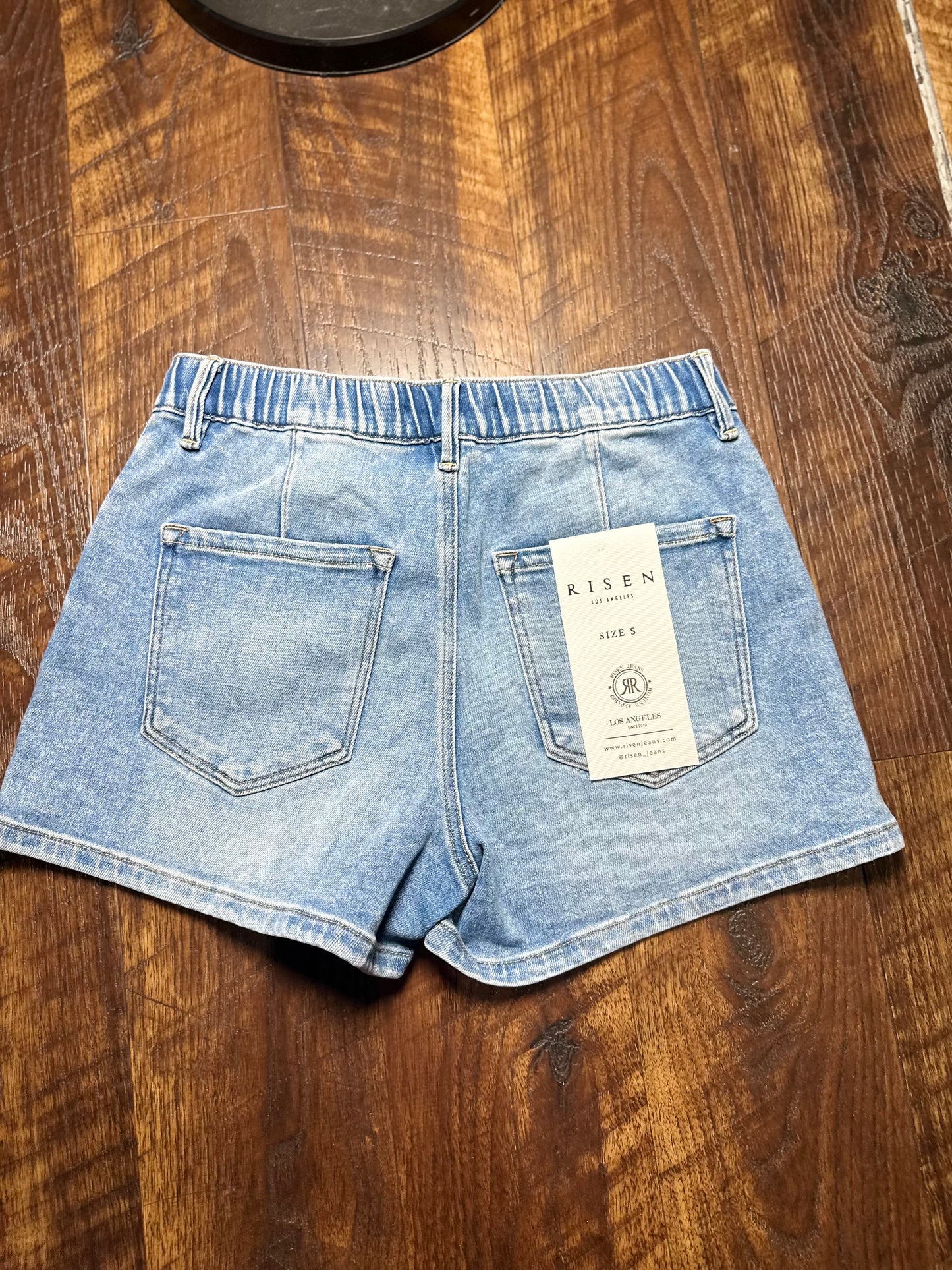 Risen Super Stretchy Denim Shorts