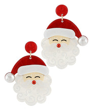 Load image into Gallery viewer, Santa Claus Christmas Earrings
