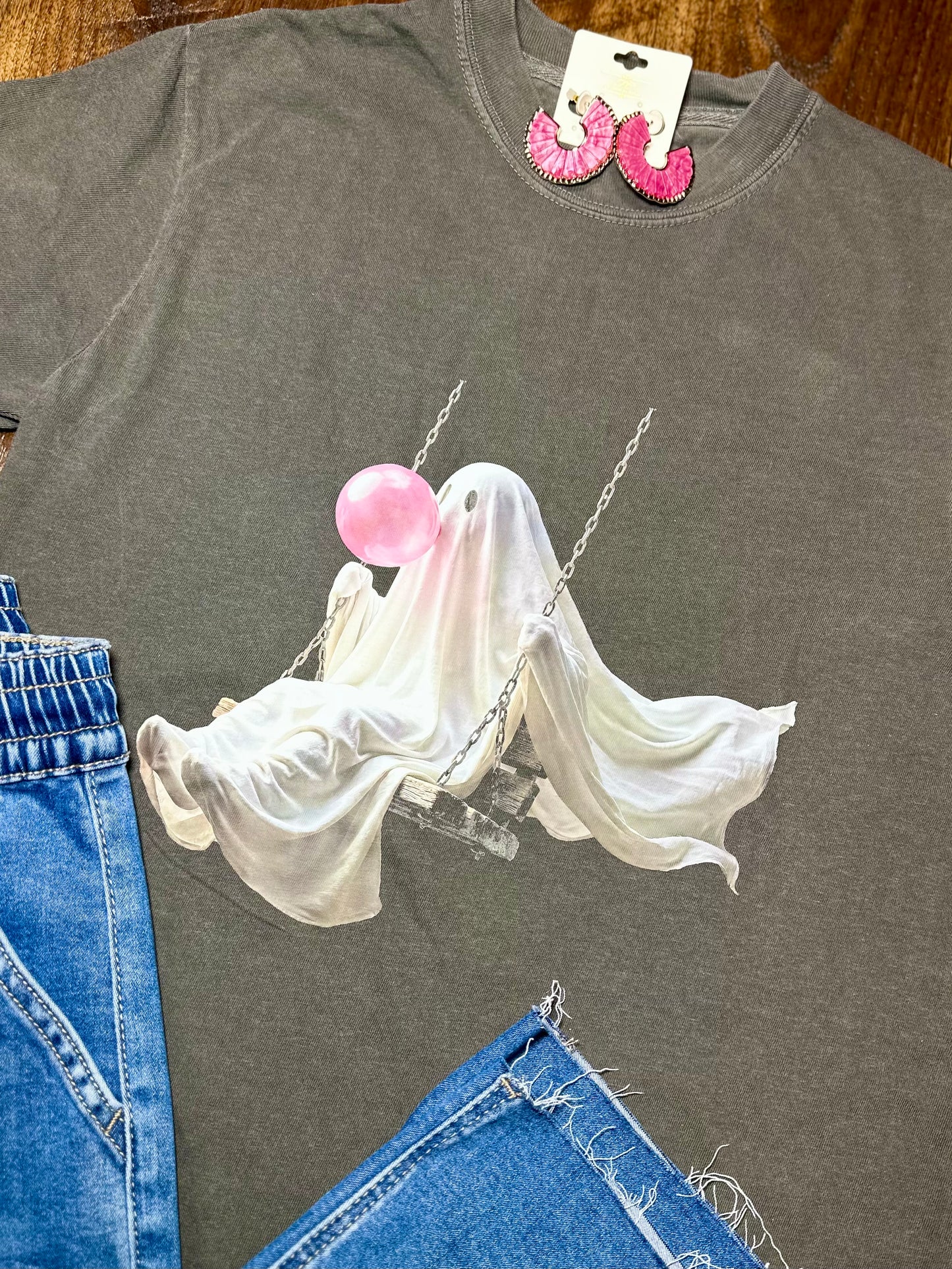Comfort Colors Swinging Ghost T-Shirt