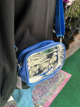 Load image into Gallery viewer, Clear Crossbody w/ Blue trim
