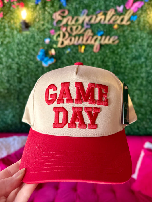 Red Game Day Trucker Hat