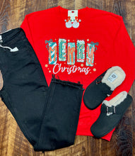 Load image into Gallery viewer, Merry Christmas Sweatshirt
