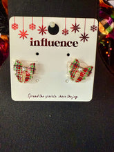 Load image into Gallery viewer, Christmas Bow Earrings
