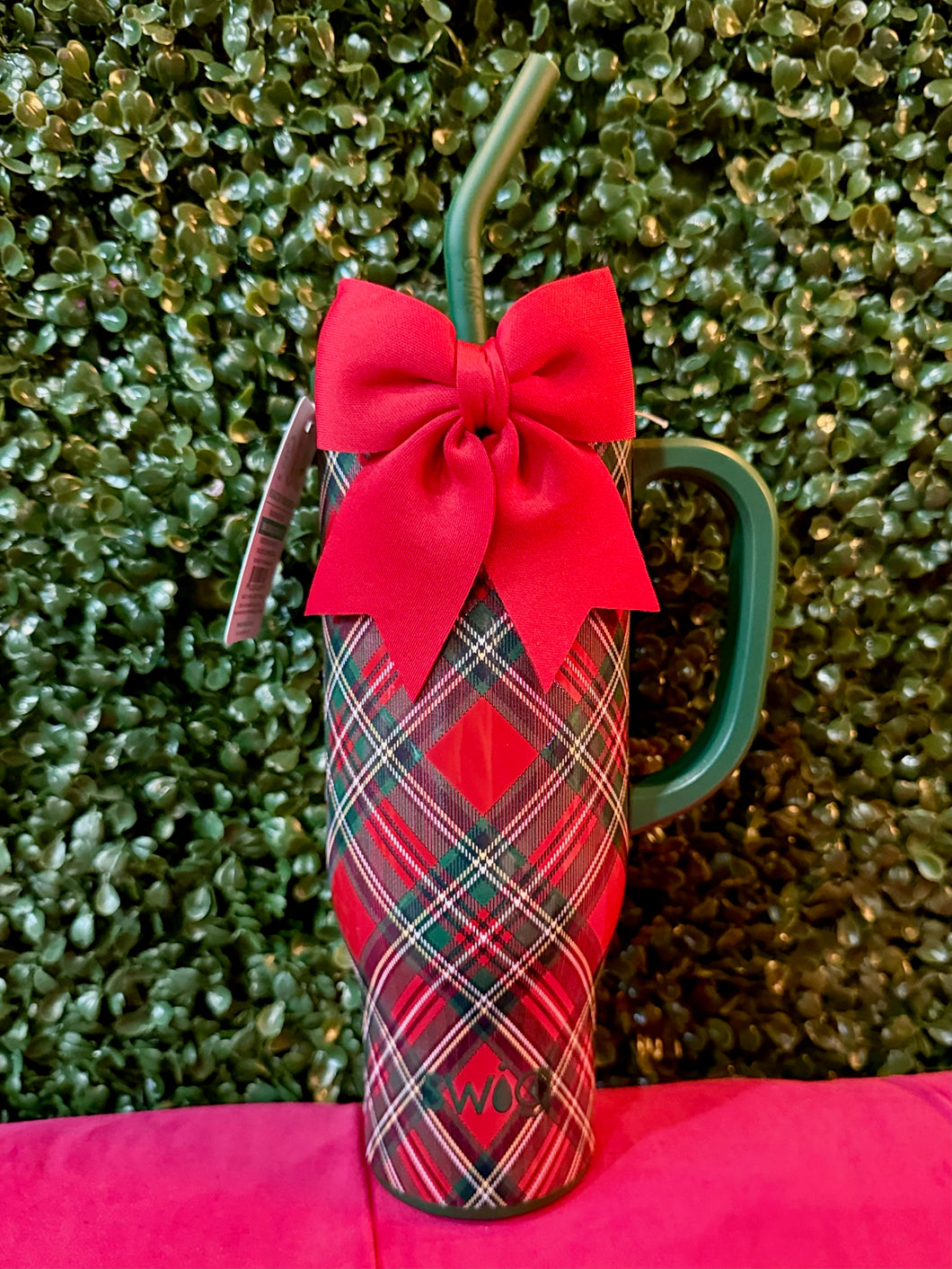 SWIG Christmas Plaid Mega Mug 30oz