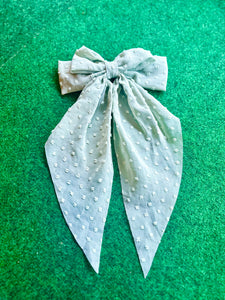 Dotted Coquette Barrette Bows