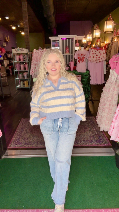 Blue Haven Knit Sweater