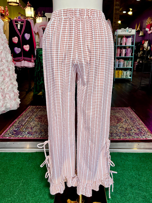 Gingham Darling Pants