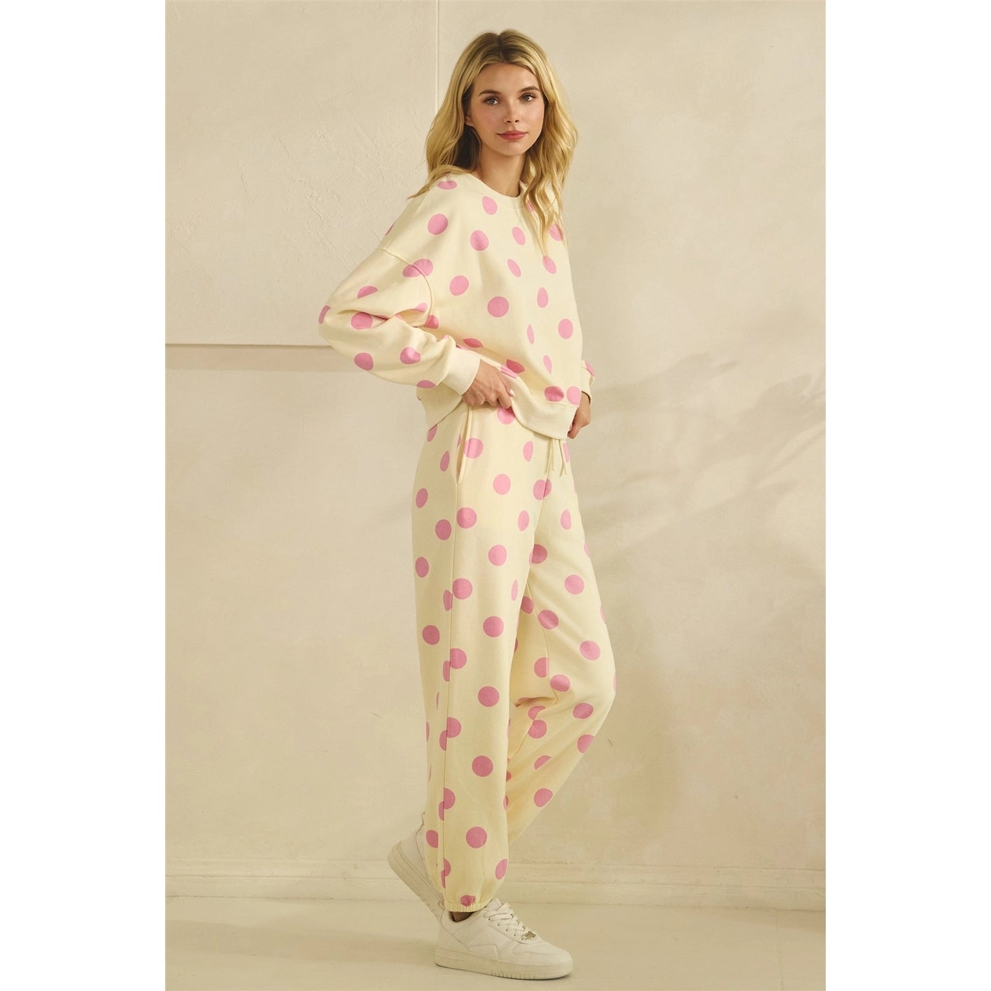 Blush Dot Darlin’ Lounge Set