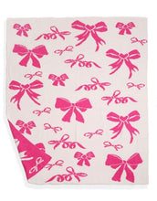 Load image into Gallery viewer, Comfy Luxe Fuchsia Bow Blanket
