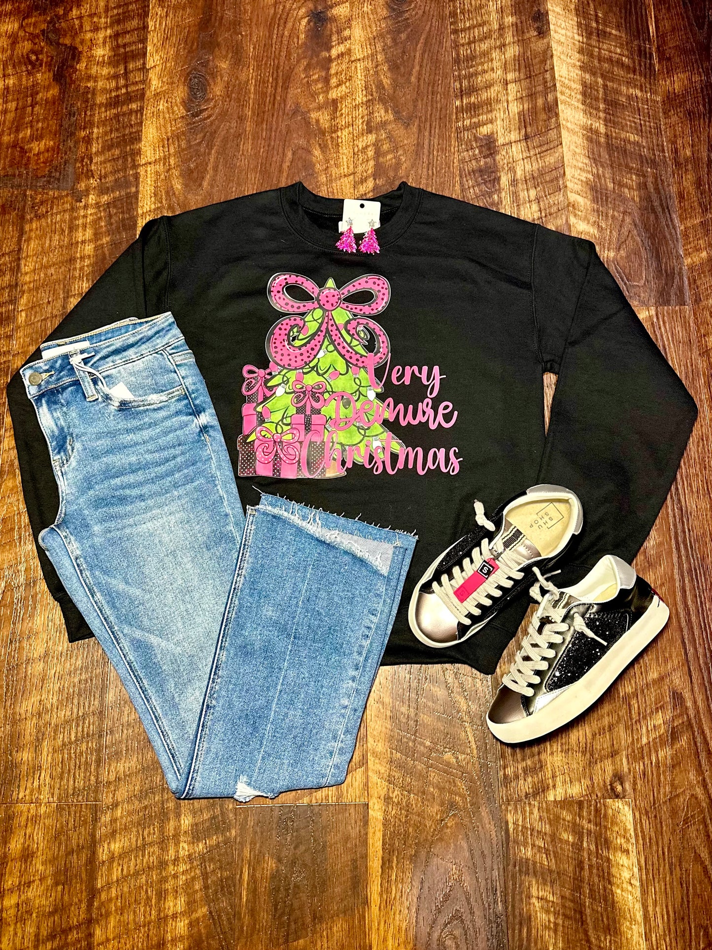 Very Demure Christmas Sweatshirt