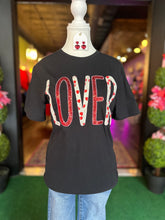 Load image into Gallery viewer, Black “Lover” Tee

